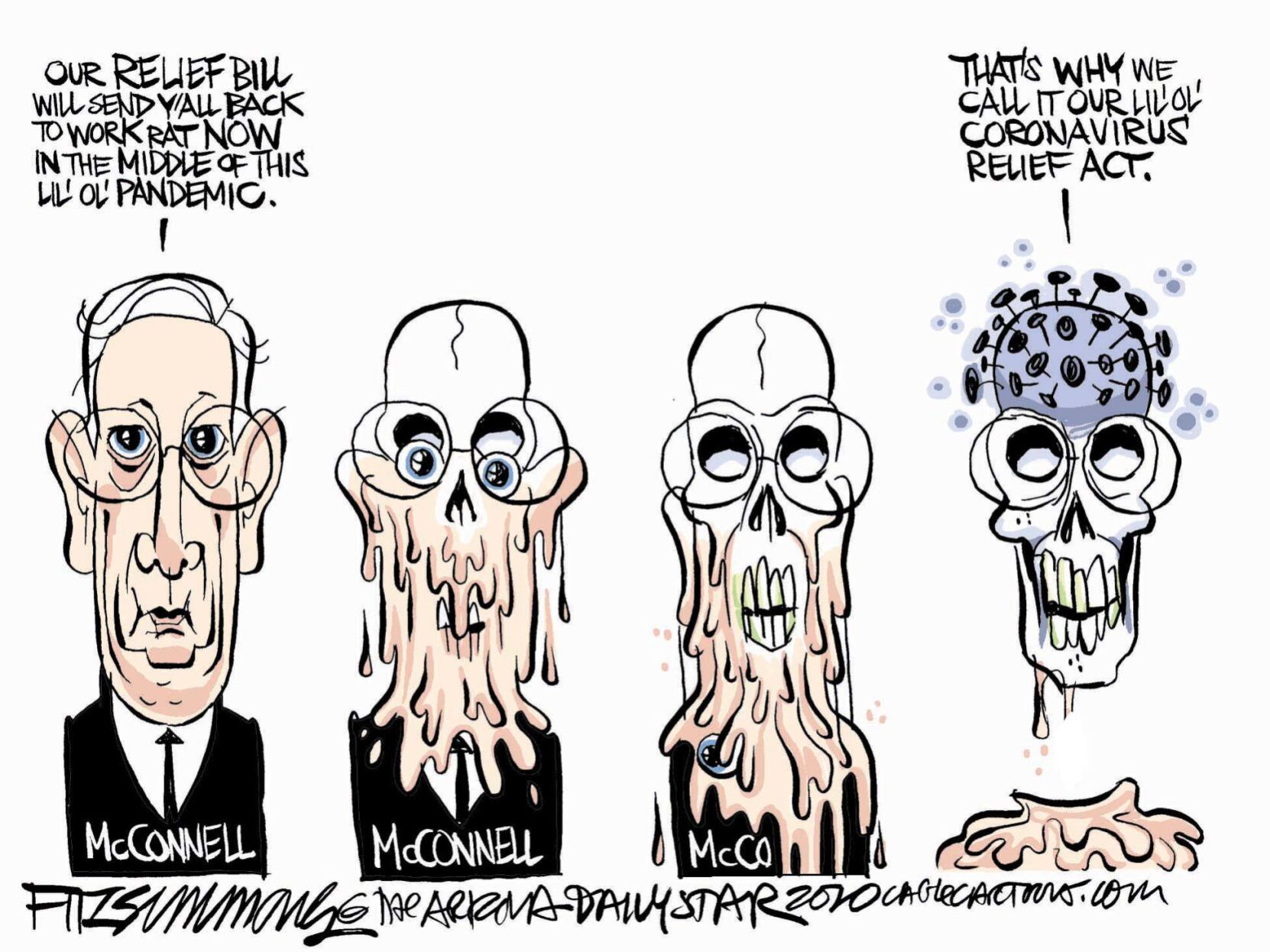 Daily Fitz Cartoon: The Republican Answer